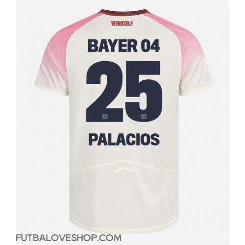 Dres Bayer Leverkusen Exequiel Palacios #25 Preč 2025-26 Krátky Rukáv